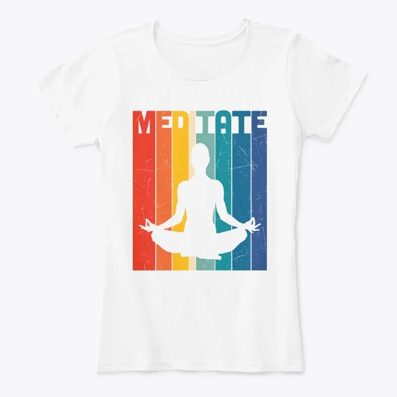 Meditate Rainbow Lotus Postion