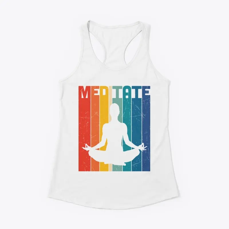 Meditate Rainbow Lotus Postion